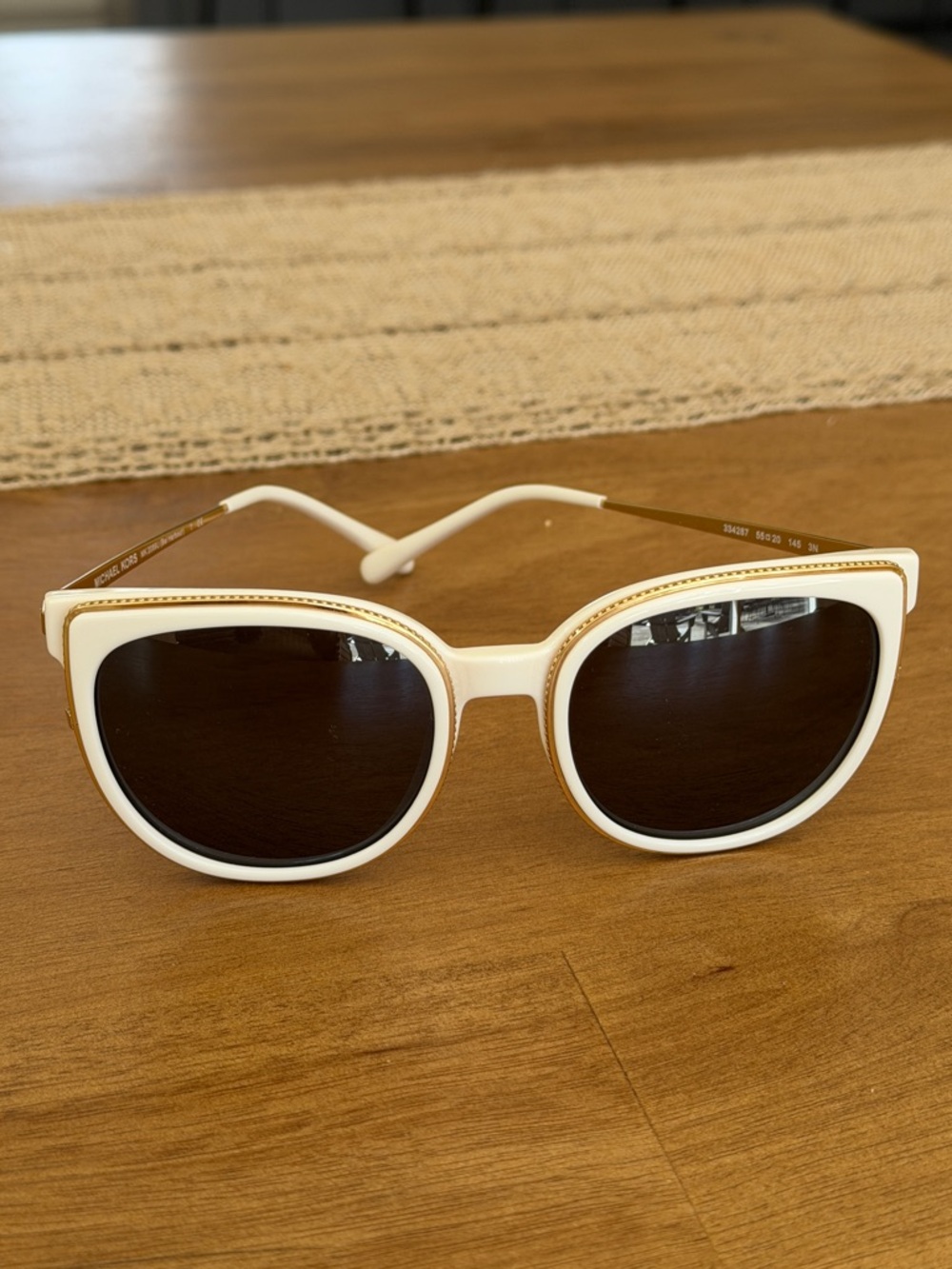 Michael Kors Bal Harbour White Sunglasses